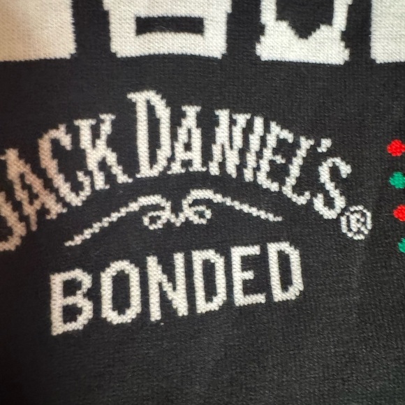 Jack Daniels Bonded Gentleman Jack Knit Holiday Sweater Men's Size L Christmas - Picture 5 of 16